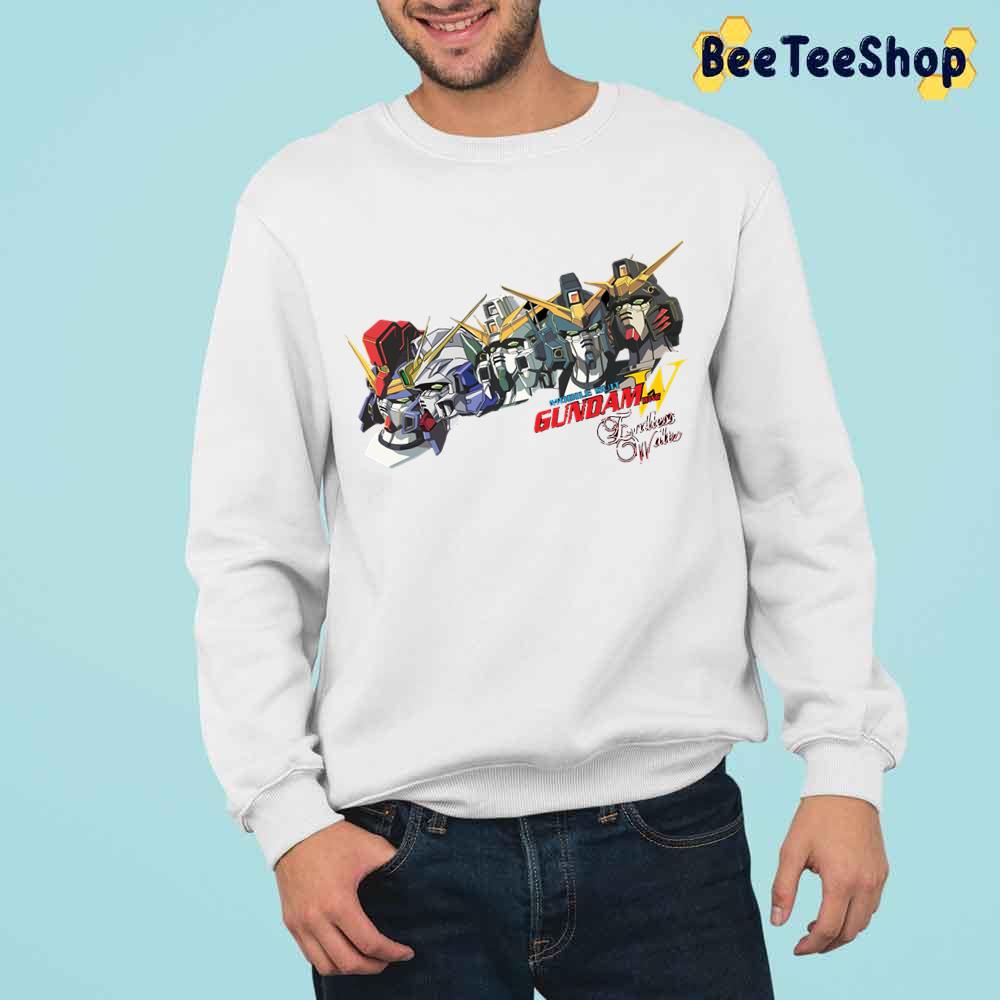 Gundam Wing Endless Waltz All Five Unisex T-Shirt Gundam Wing Endless Waltz All Five Unisex T-Shirt