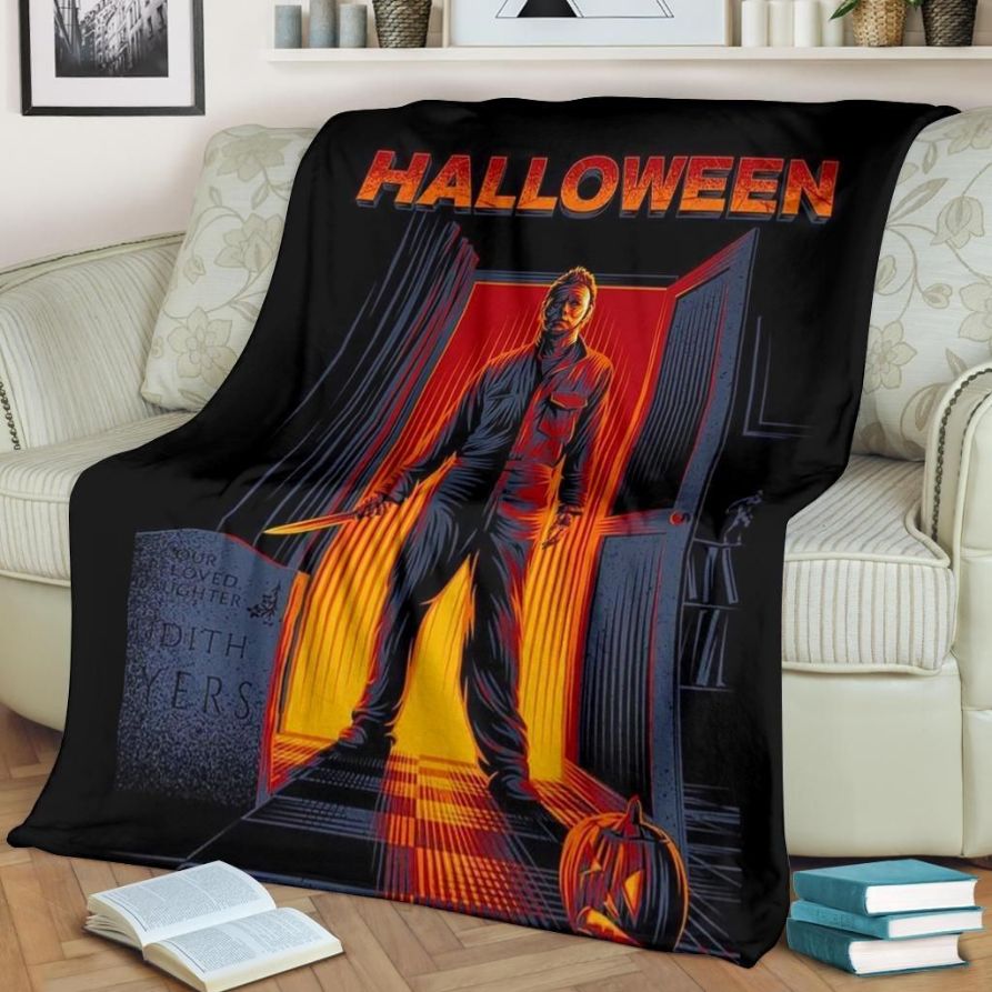 Halloween Michael Myers Best Seller Fleece Blanket Gift For Fan, Premium Comfy Sofa Throw Blanket Gift Halloween Michael Myers Best Seller Fleece Blanket Gift For Fan, Premium Comfy Sofa Throw Blanket Gift