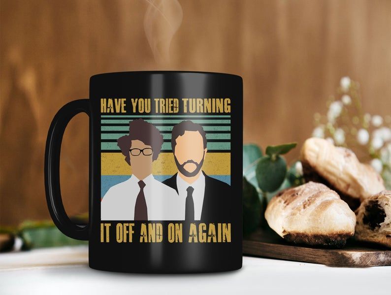 Have You Tried Turning It Off And On Again Mug The It Crowd Mug Maurice Moss Mug Premium Sublime Ceramic Coffee Mug Black Have You Tried Turning It Off And On Again Mug The It Crowd Mug Maurice Moss Mug Premium Sublime Ceramic Coffee Mug Black