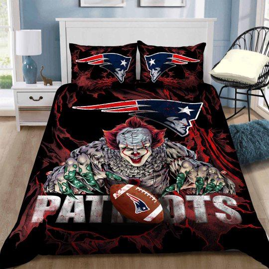 Horror Style New England Patriots Bedding Set Horror Style New England Patriots Bedding Set