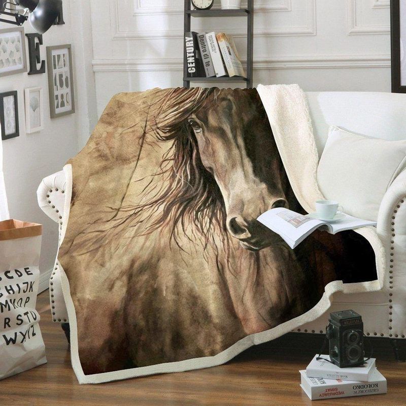 Horse 1 Premium Comfy Sofa Throw Blanket Horse 1 Premium Comfy Sofa Throw Blanket