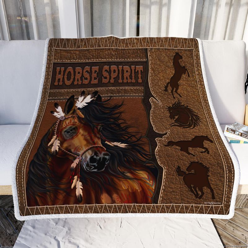 Horse Spirit Premium Comfy Sofa Throw Blanket Horse Spirit Premium Comfy Sofa Throw Blanket