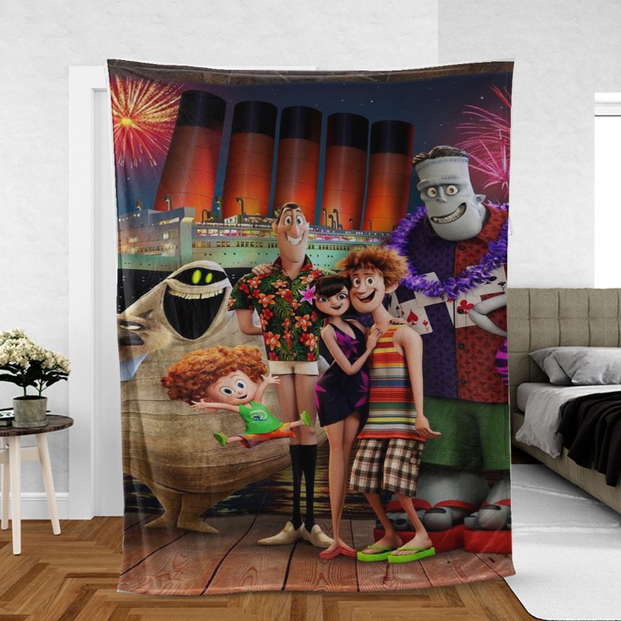 Hotel Transylvania 3 Summer Vacation Comfy Sofa Throw Blanket Gift Hotel Transylvania 3 Summer Vacation Comfy Sofa Throw Blanket Gift