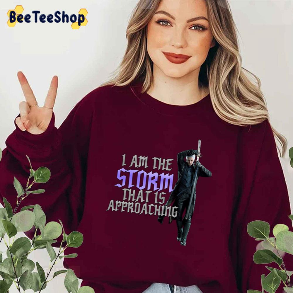 I Am The Storm That Is Approaching Vergil Devil May Cry 5 Special Unisex T-Shirt I Am The Storm That Is Approaching Vergil Devil May Cry 5 Special Unisex T-Shirt