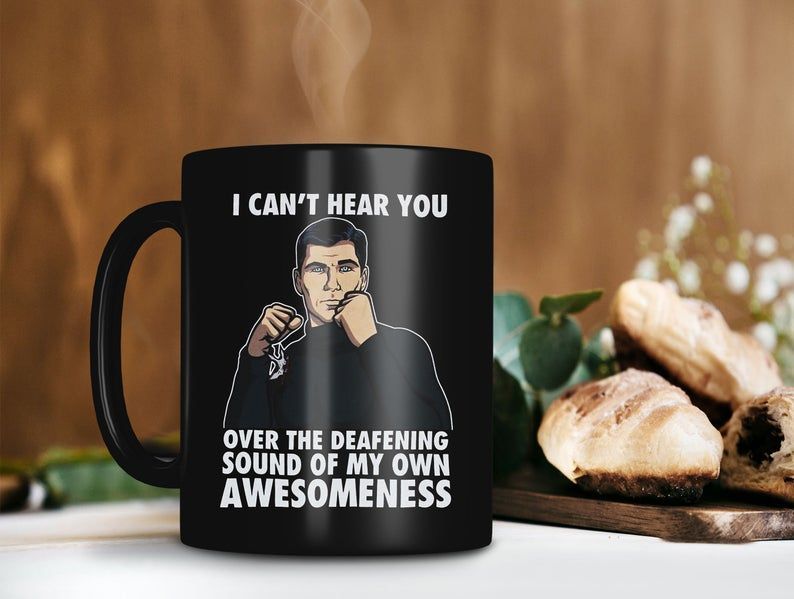 I Can't Hear You Over The Deafening Sound Of My Own Awesomeness Mug Retro Vintage Mug 2 Premium Sublime Ceramic Coffee Mug Black I Can't Hear You Over The Deafening Sound Of My Own Awesomeness Mug Retro Vintage Mug 2 Premium Sublime Ceramic Coffee Mug Black