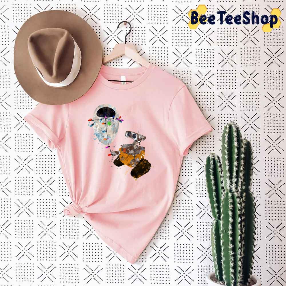 I'm Right Here Always Dot And Splash Art Work Wall-E Eve Unisex T-Shirt I'm Right Here Always Dot And Splash Art Work Wall-E Eve Unisex T-Shirt
