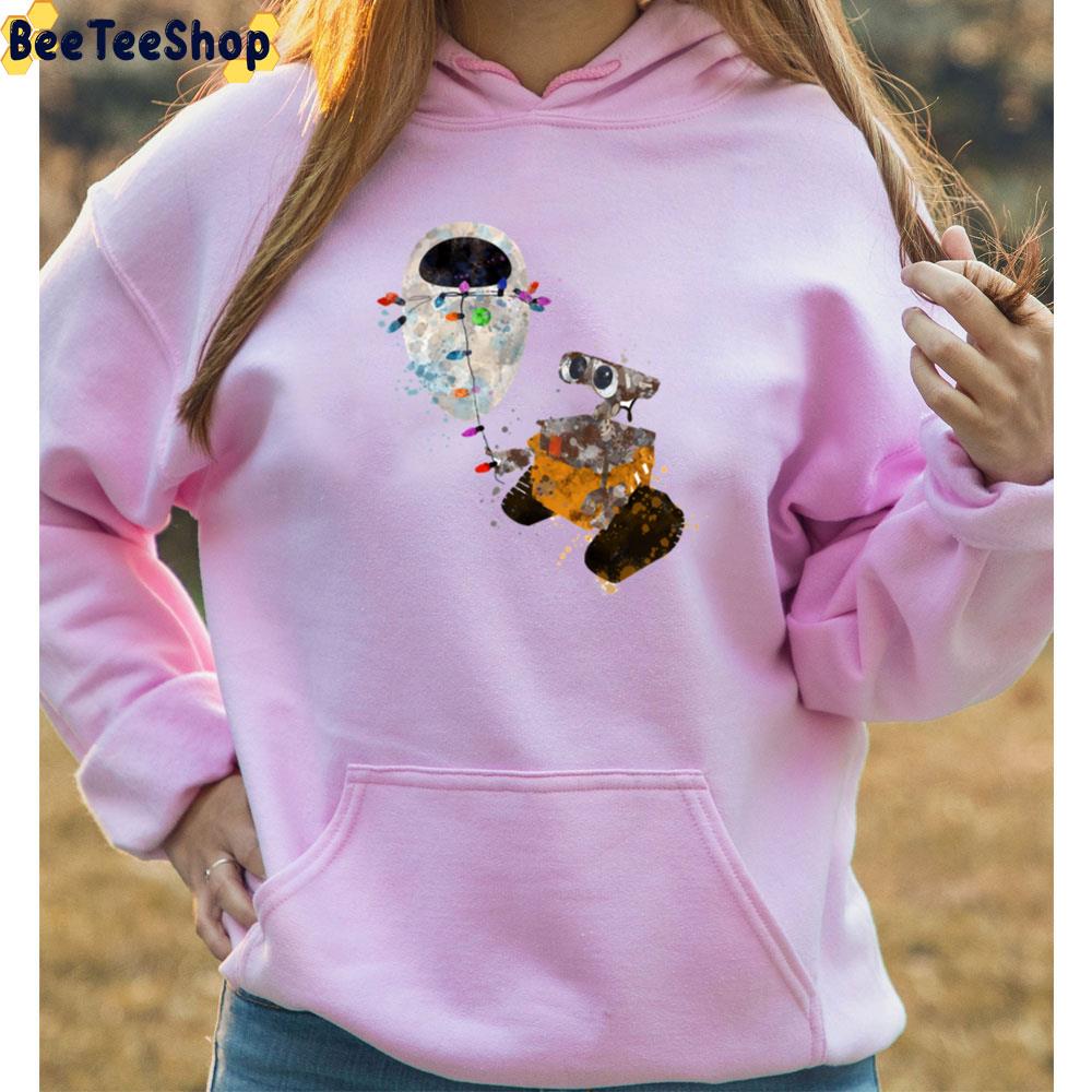 I'm Right Here Always Dot And Splash Art Work Wall-E Eve Unisex T-Shirt I'm Right Here Always Dot And Splash Art Work Wall-E Eve Unisex T-Shirt