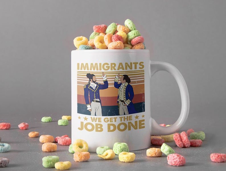 Immigrants We Get The Job Done Mug The Windsors Tv Show Mug The Madness Of King George Vintage Retro Premium Sublime Ceramic Coffee Mug White Immigrants We Get The Job Done Mug The Windsors Tv Show Mug The Madness Of King George Vintage Retro Premium Sublime Ceramic Coffee Mug White