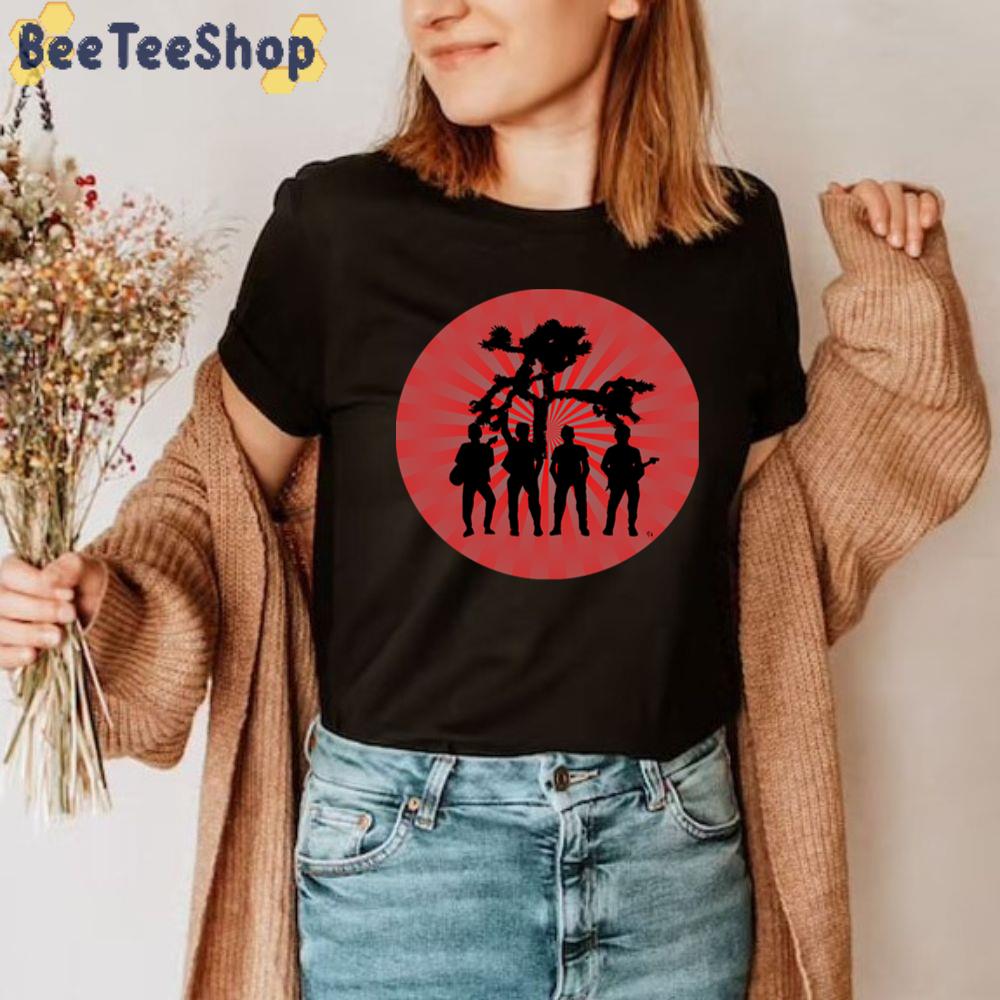 Irish Rock Stars In Front Of Joshua Tree Unisex T-Shirt Irish Rock Stars In Front Of Joshua Tree Unisex T-Shirt