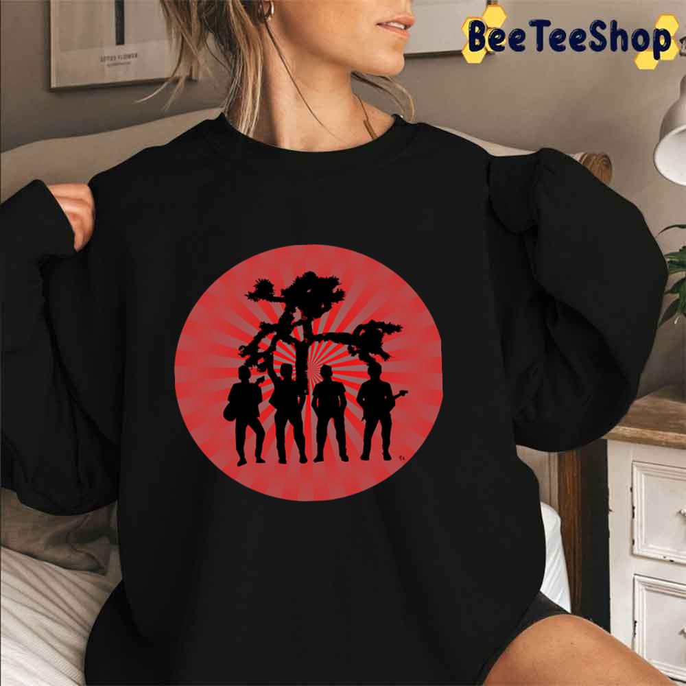 Irish Rock Stars In Front Of Joshua Tree Unisex T-Shirt Irish Rock Stars In Front Of Joshua Tree Unisex T-Shirt