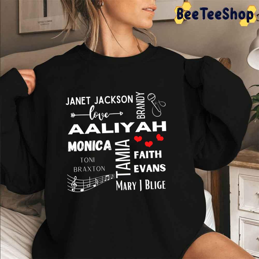Janet Jackson Love Aaliyah Unisex T-Shirt Janet Jackson Love Aaliyah Unisex T-Shirt