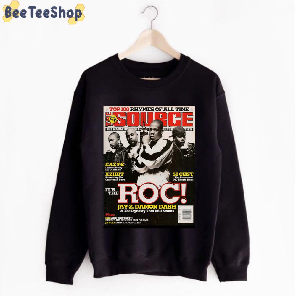 Jay-Z The Roc Source Magazine Cover Rapper Unisex T-Shirt Jay-Z The Roc Source Magazine Cover Rapper Unisex T-Shirt