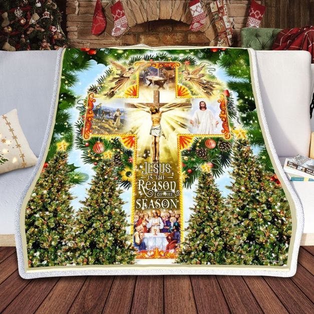 Jesus Is The Reason For The Season Christmas Premium Comfy Sofa Throw Blanket Jesus Is The Reason For The Season Christmas Premium Comfy Sofa Throw Blanket