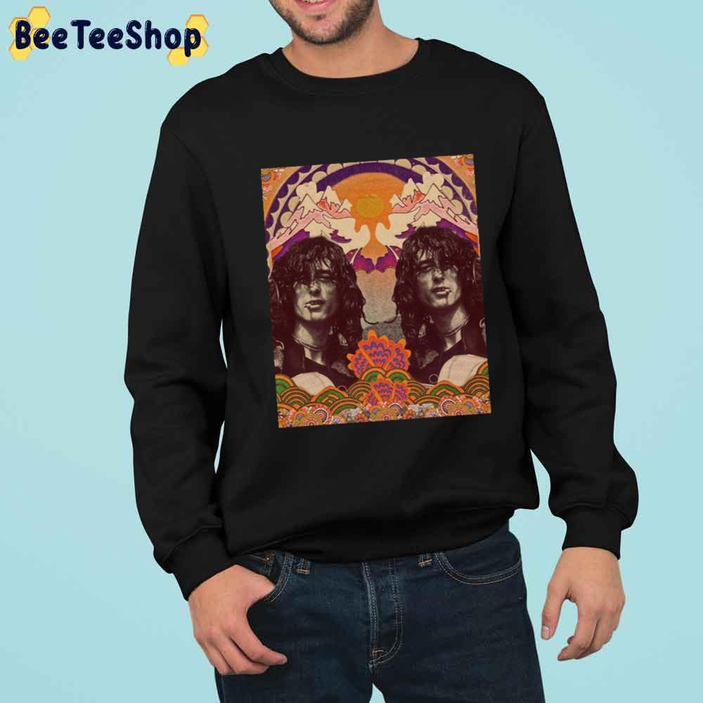 Jimmy Page Psychedelic Art Unisex T-Shirt Jimmy Page Psychedelic Art Unisex T-Shirt