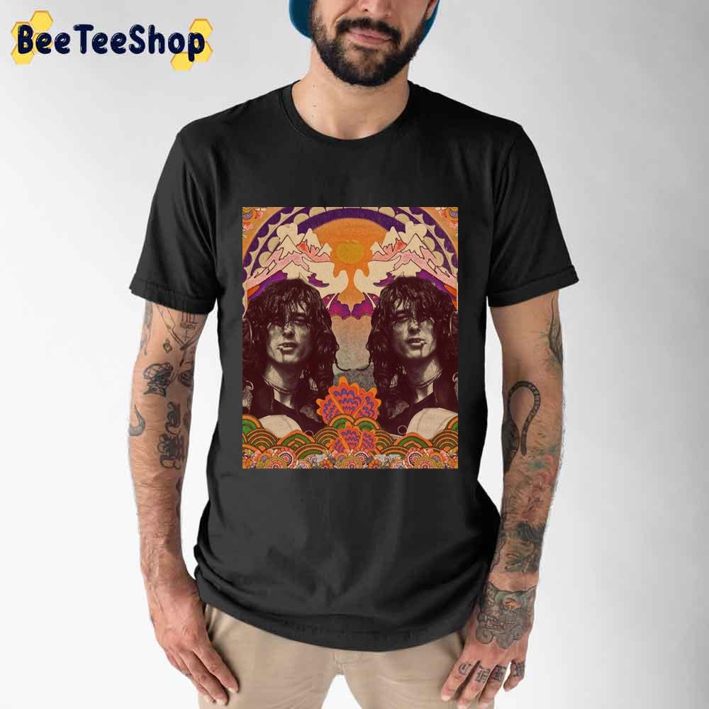 Jimmy Page Psychedelic Art Unisex T-Shirt Jimmy Page Psychedelic Art Unisex T-Shirt