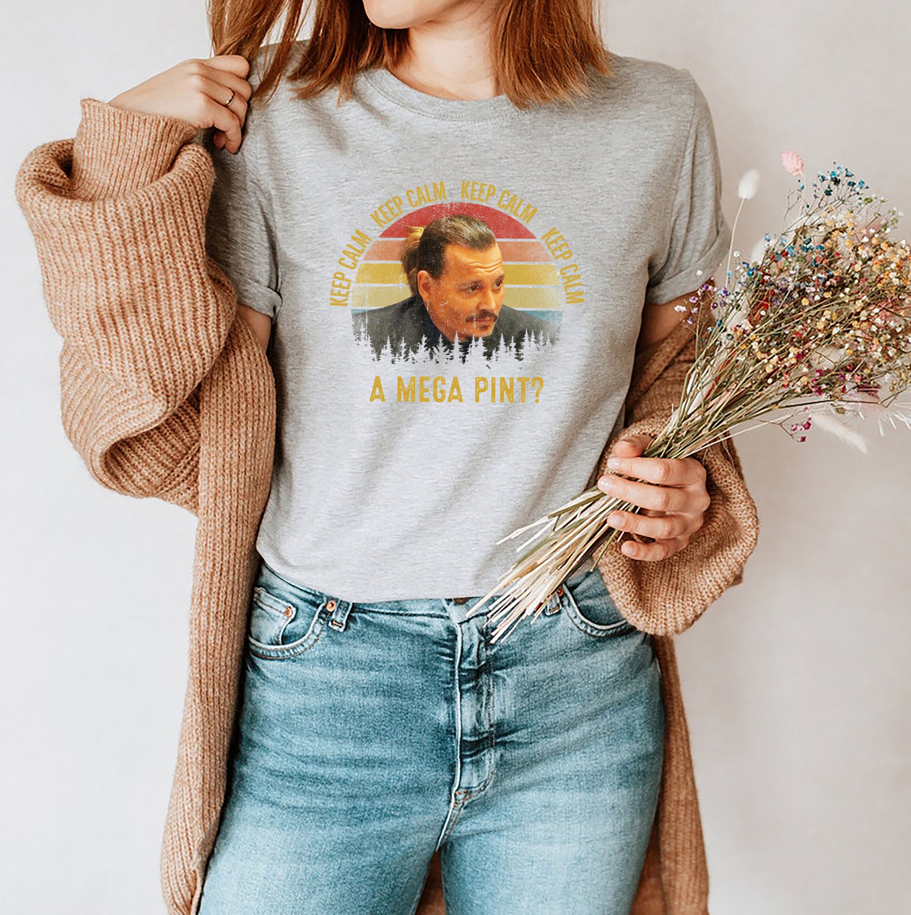 Keep Calm A Mega Pint Justice For Johnny Depp Unisex T-Shirt Keep Calm A Mega Pint Justice For Johnny Depp Unisex T-Shirt