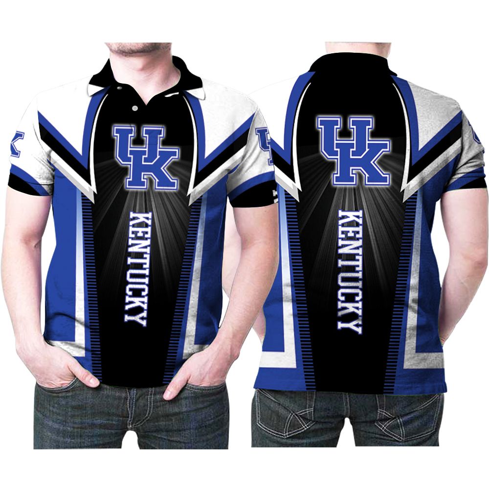 Kentucky Wildcats Ncaa Bright Light Logo 3d Printed Gift For Wildcats Fan Polo Shirt All Over Print Shirt 3d T-shirt Kentucky Wildcats Ncaa Bright Light Logo 3d Printed Gift For Wildcats Fan Polo Shirt All Over Print Shirt 3d T-shirt