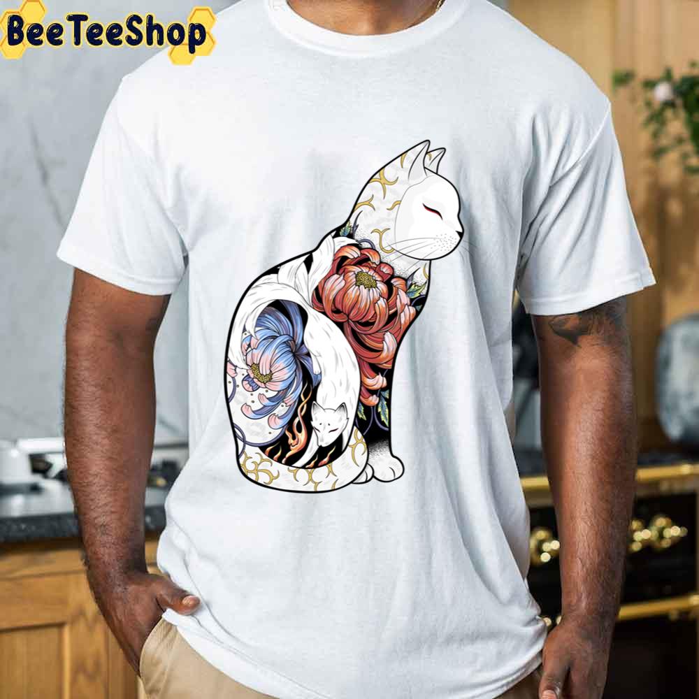 Kitsune Cat Tattoo Unisex T-Shirt Kitsune Cat Tattoo Unisex T-Shirt