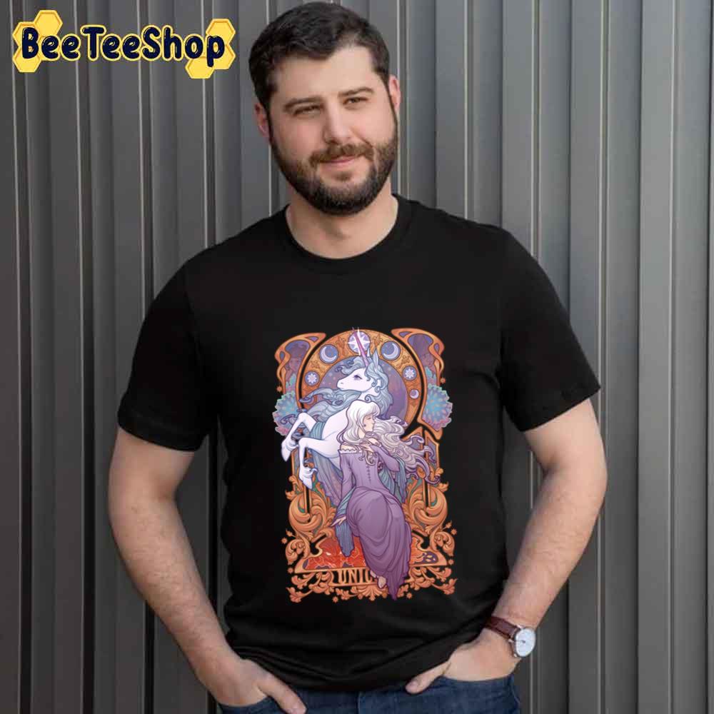 Lady Amalthea The Last Unicorn Fitted Unisex T-Shirt Lady Amalthea The Last Unicorn Fitted Unisex T-Shirt