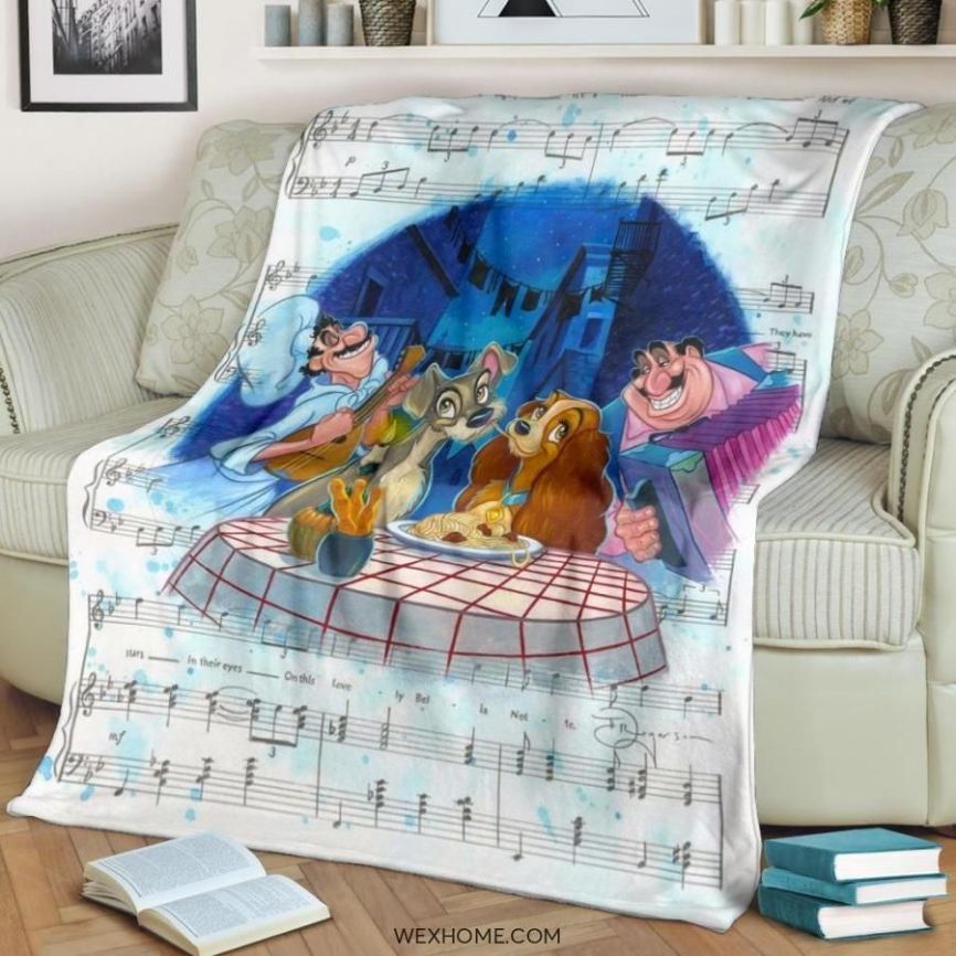 Lady And The Tramp Song Chords Disney Cartoon Best Seller Fleece Blanket Gift For Fan, Premium Comfy Sofa Throw Blanket Gift Lady And The Tramp Song Chords Disney Cartoon Best Seller Fleece Blanket Gift For Fan, Premium Comfy Sofa Throw Blanket Gift