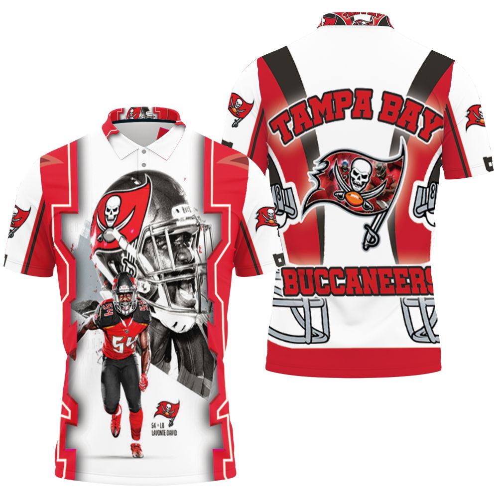Lavonte David #54 Tampa Bay Buccaneers Nfc South Division Champions Super Bowl 2021 Polo Shirt All Over Print Shirt 3d T-shirt Lavonte David #54 Tampa Bay Buccaneers Nfc South Division Champions Super Bowl 2021 Polo Shirt All Over Print Shirt 3d T-shirt