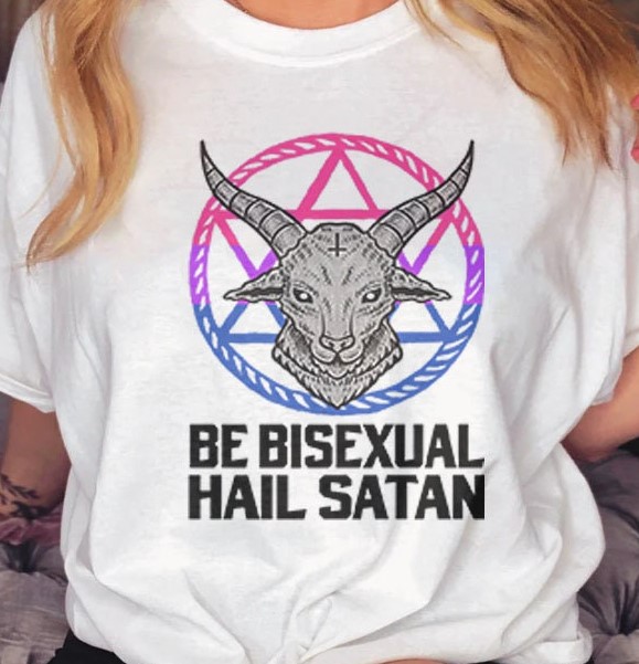 Lgbt Be Sexual Hail Satan Pride Month Unisex T-Shirt Lgbt Be Sexual Hail Satan Pride Month Unisex T-Shirt