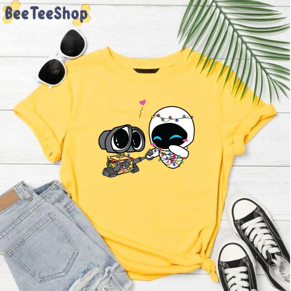Light Christmas Wall-E Unisex T-Shirt Light Christmas Wall-E Unisex T-Shirt
