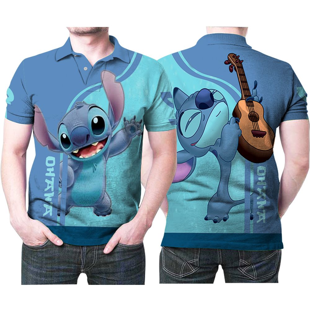 Lilo And Stitch Film Ohana Hawaii 3d Printed Gift For Stitch Fan Polo Shirt All Over Print Shirt 3d T-shirt Lilo And Stitch Film Ohana Hawaii 3d Printed Gift For Stitch Fan Polo Shirt All Over Print Shirt 3d T-shirt