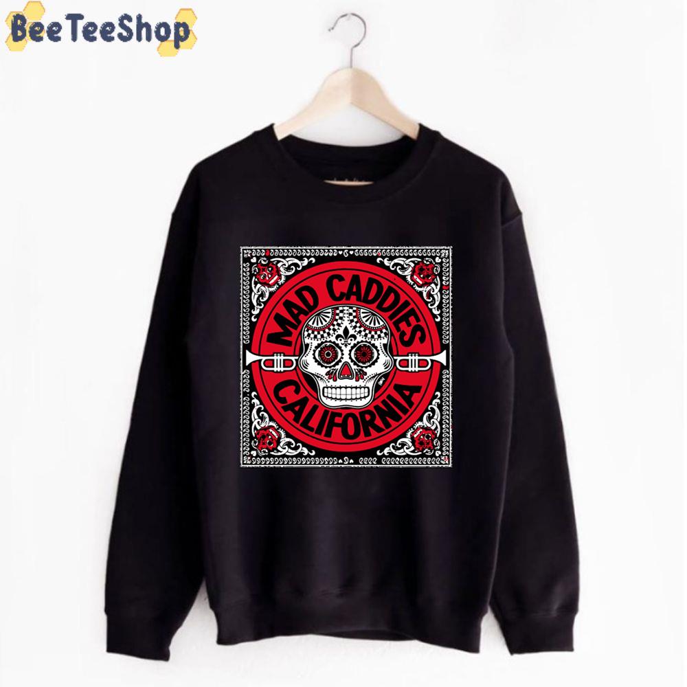Mad Caddies California Mexican Skull Unisex T-Shirt Mad Caddies California Mexican Skull Unisex T-Shirt