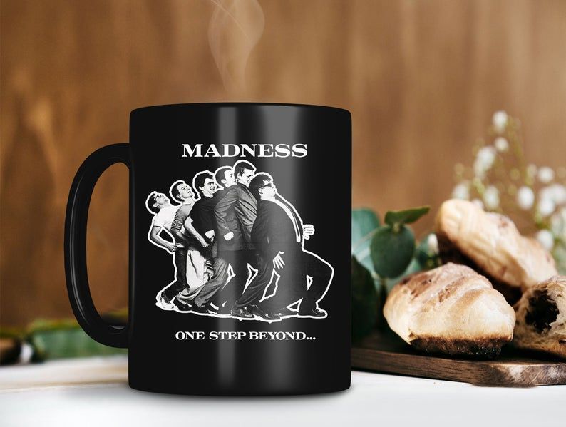Madness One Step Beyond Mug Madness Coffee Mug Retro Vintage Mug Premium Sublime Ceramic Coffee Mug Black Madness One Step Beyond Mug Madness Coffee Mug Retro Vintage Mug Premium Sublime Ceramic Coffee Mug Black