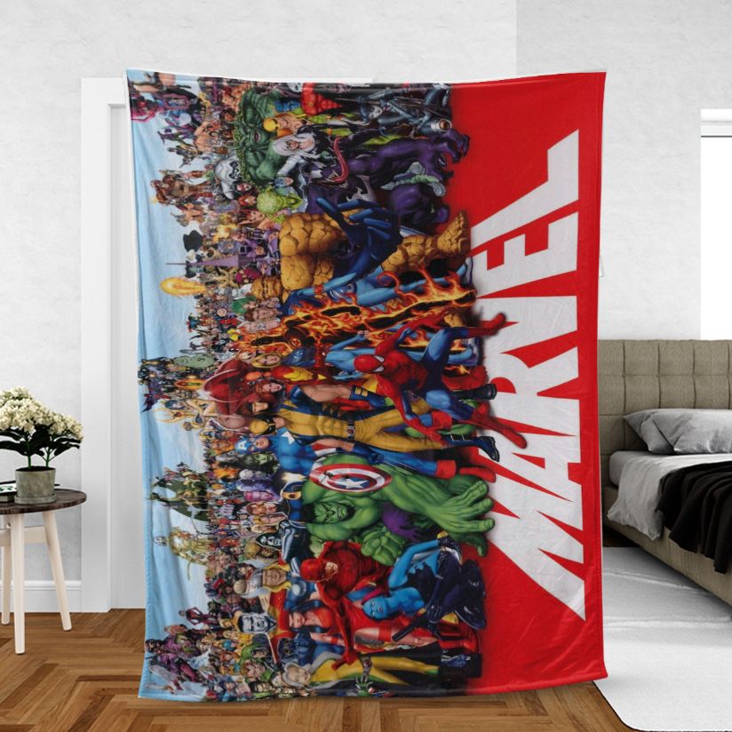 Marvel All Characters Blanket Gift For Fan, Marvel All Characters Comfy Sofa Throw Blanket Gift Marvel All Characters Blanket Gift For Fan, Marvel All Characters Comfy Sofa Throw Blanket Gift