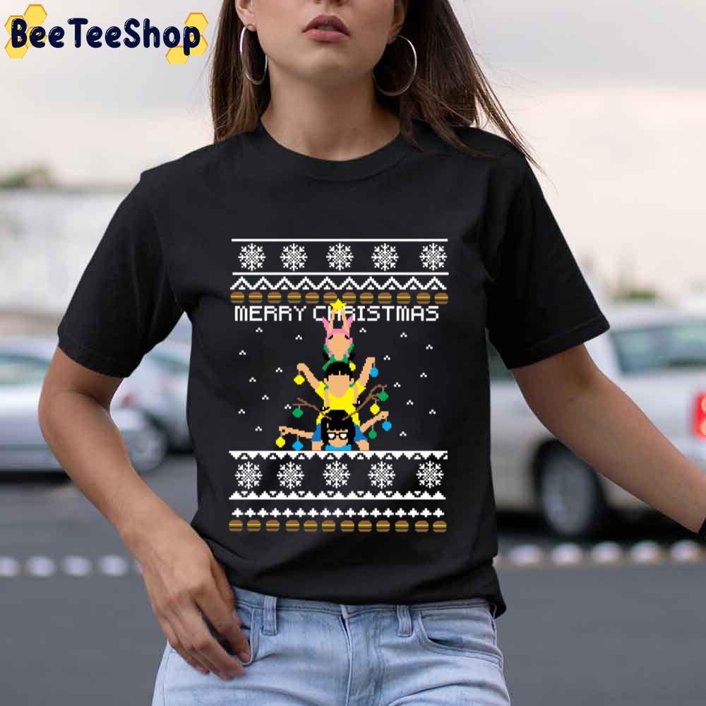Merry Christmas You Can Be Hamburgers Funny Unisex T-Shirt Merry Christmas You Can Be Hamburgers Funny Unisex T-Shirt