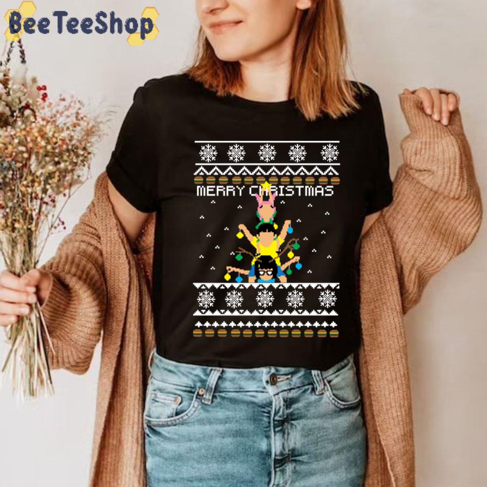 Merry Christmas You Can Be Hamburgers Funny Unisex T-Shirt Merry Christmas You Can Be Hamburgers Funny Unisex T-Shirt