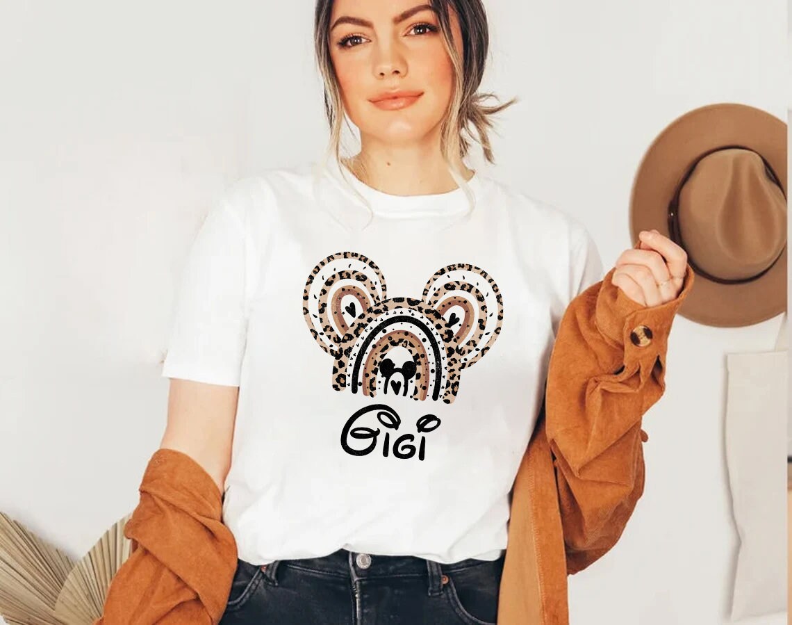Mickey Ears Leopard Rainbow GiGi Unisex Sweatshirt Mickey Ears Leopard Rainbow GiGi Unisex Sweatshirt