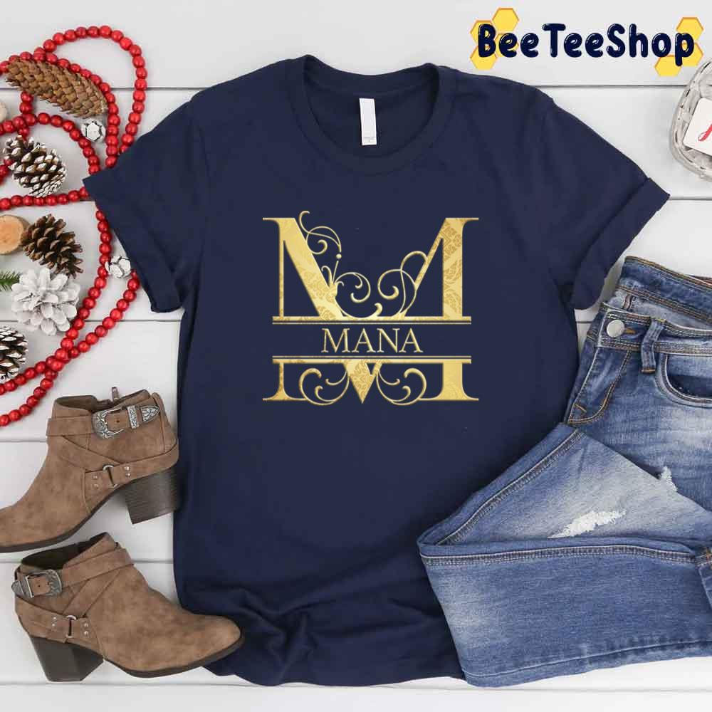 Monogram Letter Mana Unisex T-Shirt Monogram Letter Mana Unisex T-Shirt