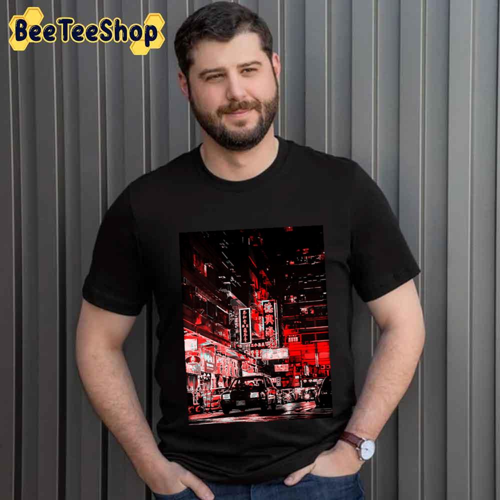 Neon Urban Red Unisex T-Shirt Neon Urban Red Unisex T-Shirt