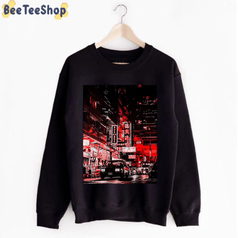 Neon Urban Red Unisex T-Shirt Neon Urban Red Unisex T-Shirt