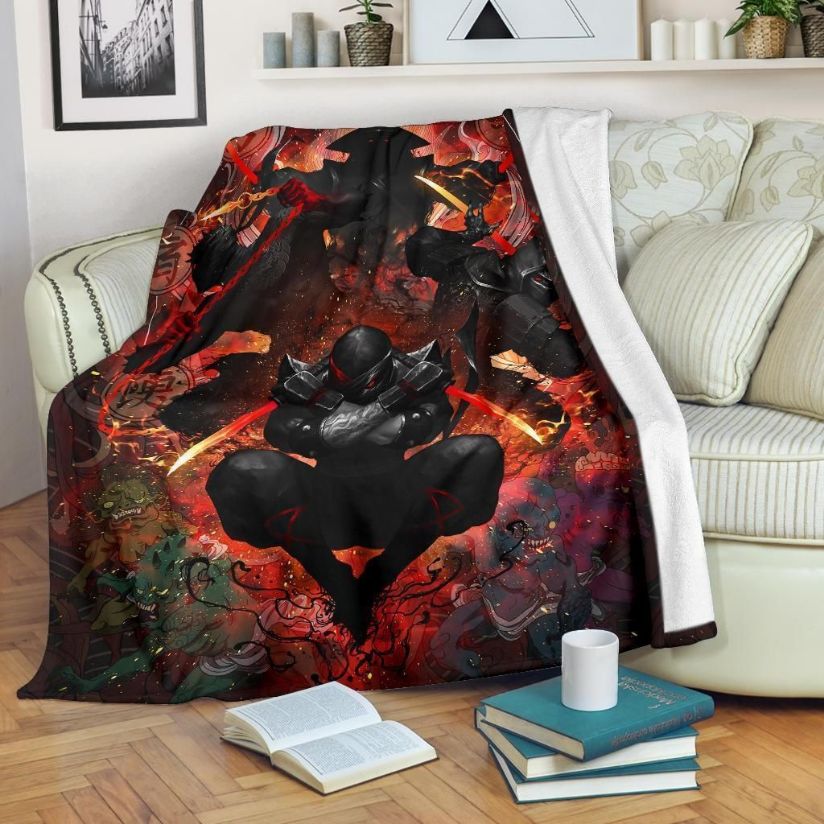 Ninja Fighting Fleece Blanket Gift For Fan, Premium Comfy Sofa Throw Blanket Gift Ninja Fighting Fleece Blanket Gift For Fan, Premium Comfy Sofa Throw Blanket Gift