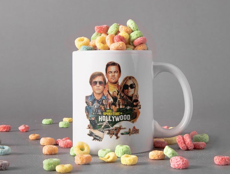 Once Upon A Time In Hollywood Mug Brad Pitt Mug Angelina Jolie Mug Leonardo Dicaprio Mug Retro Premium Sublime Ceramic Coffee Mug White Once Upon A Time In Hollywood Mug Brad Pitt Mug Angelina Jolie Mug Leonardo Dicaprio Mug Retro Premium Sublime Ceramic Coffee Mug White