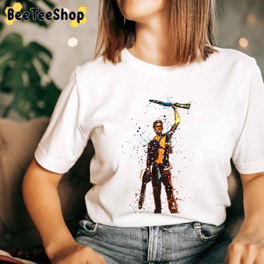 painting Style Ash Vs The Evil Dead Unisex T-Shirt painting Style Ash Vs The Evil Dead Unisex T-Shirt