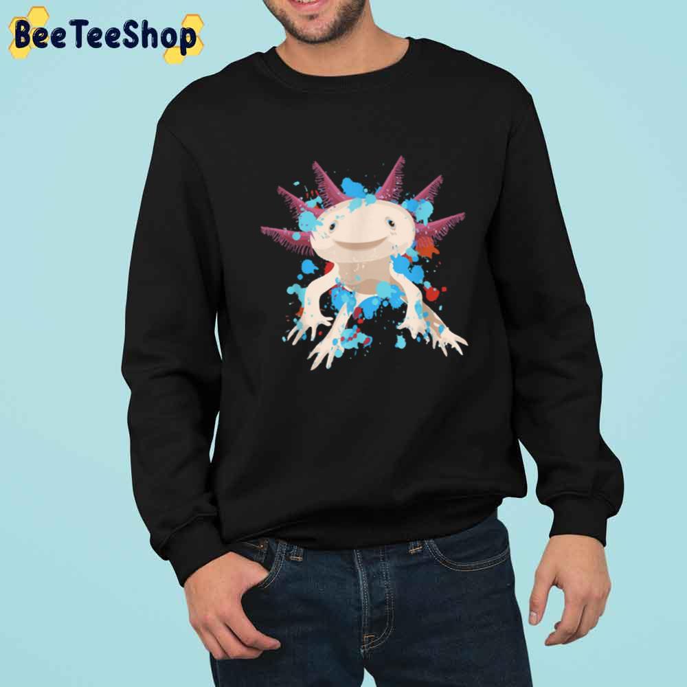 Painting Style Axolotl Unisex T-Shirt Painting Style Axolotl Unisex T-Shirt