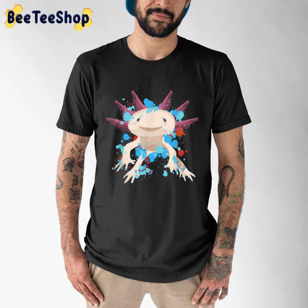 Painting Style Axolotl Unisex T-Shirt Painting Style Axolotl Unisex T-Shirt