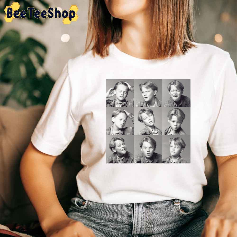 Pictures Young Leonardo Dicaprio Unisex T-Shirt Pictures Young Leonardo Dicaprio Unisex T-Shirt
