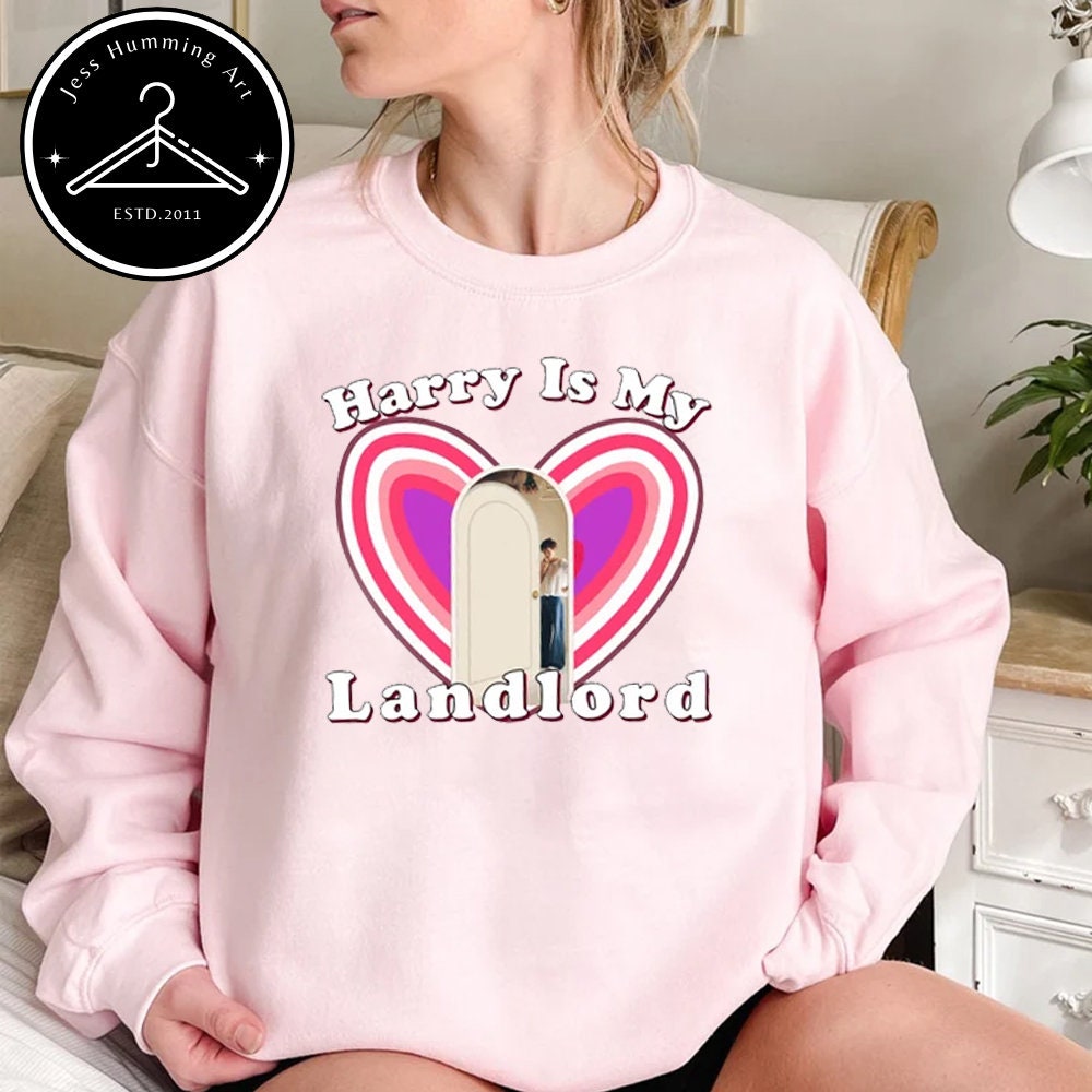Pink Heart Harry Is My Landlord Harry's House It’s Not The Same As It Was Unisex T-Shirt Pink Heart Harry Is My Landlord Harry's House It’s Not The Same As It Was Unisex T-Shirt