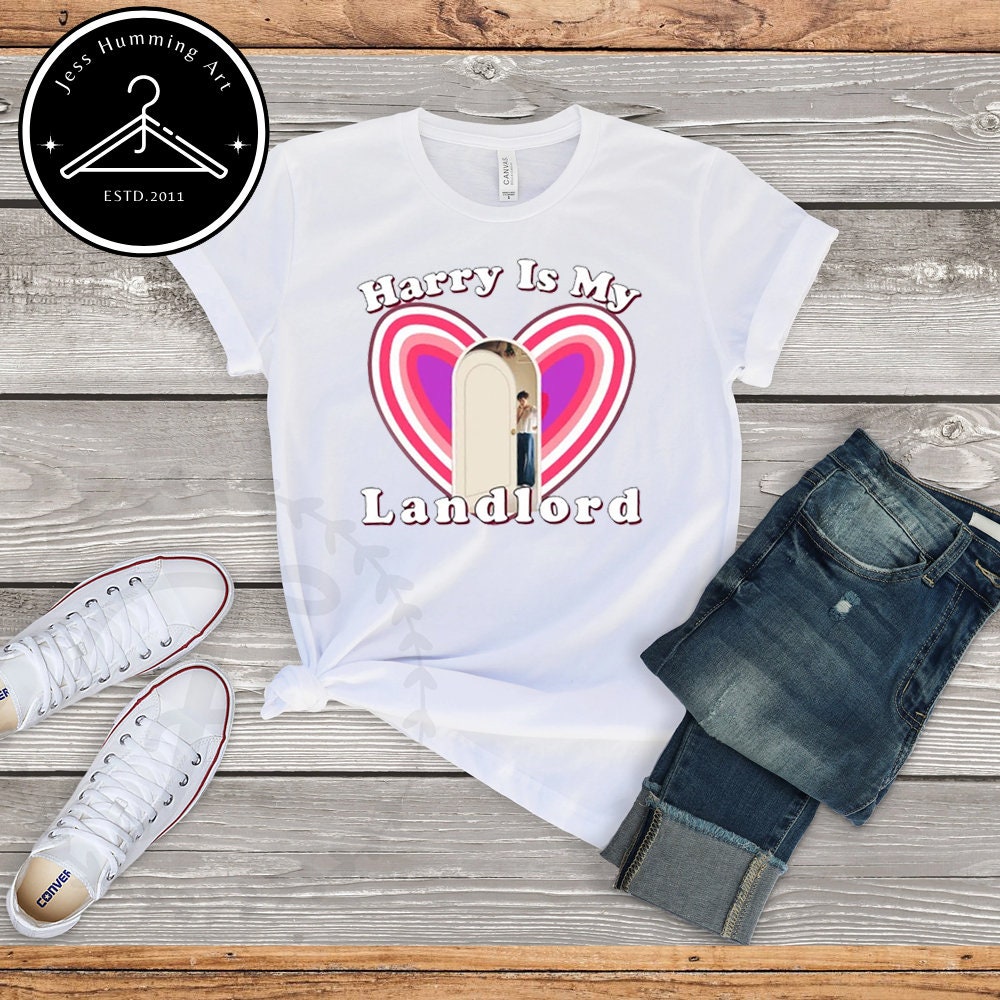 Pink Heart Harry Is My Landlord Harry's House It’s Not The Same As It Was Unisex T-Shirt Pink Heart Harry Is My Landlord Harry's House It’s Not The Same As It Was Unisex T-Shirt