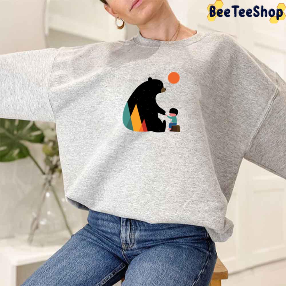 Promise Between Bear And Kid Unisex T-Shirt Promise Between Bear And Kid Unisex T-Shirt