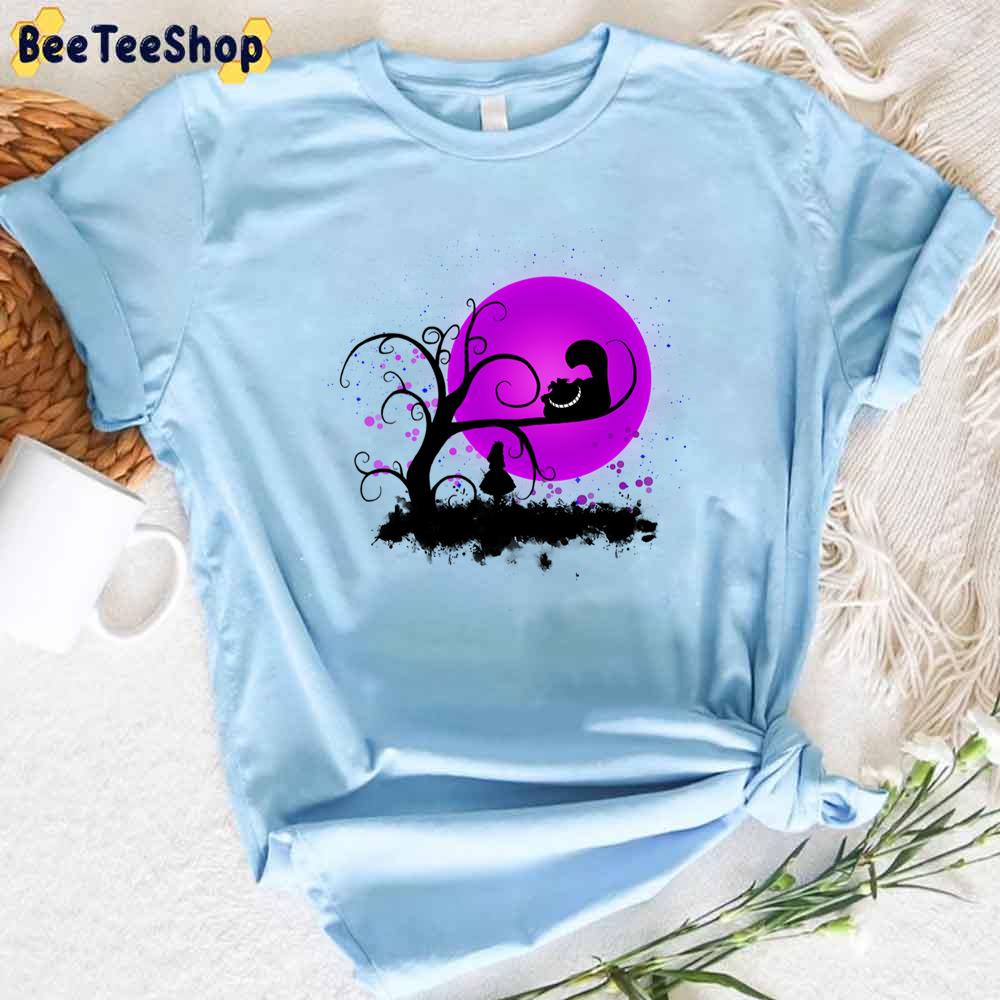 Purple Moon Alice In Wonderland Unisex T-Shirt Purple Moon Alice In Wonderland Unisex T-Shirt