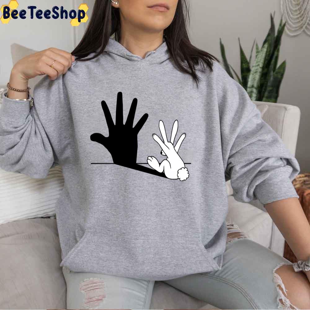 Rabbit Hand Shadow Unisex T-Shirt Rabbit Hand Shadow Unisex T-Shirt