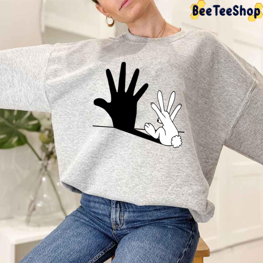 Rabbit Hand Shadow Unisex T-Shirt Rabbit Hand Shadow Unisex T-Shirt