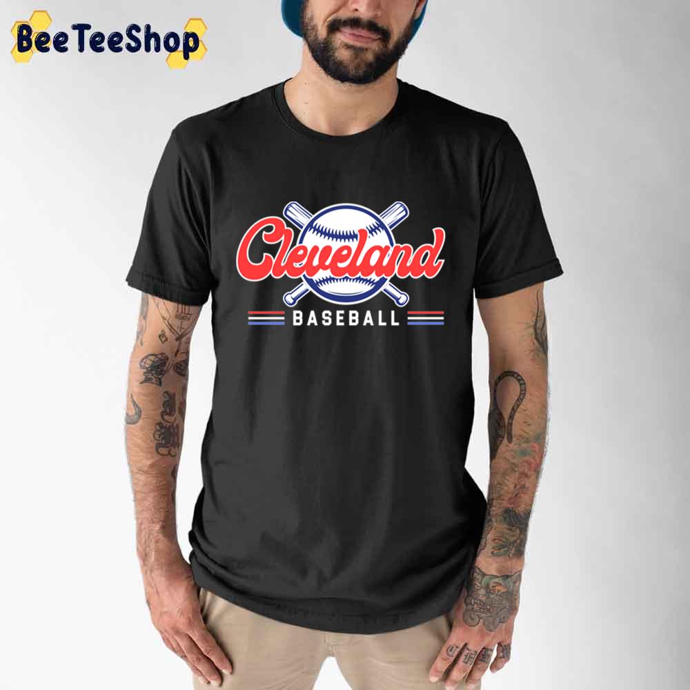 Red And Blue Cleveland Baseball Unisex T-Shirt Red And Blue Cleveland Baseball Unisex T-Shirt